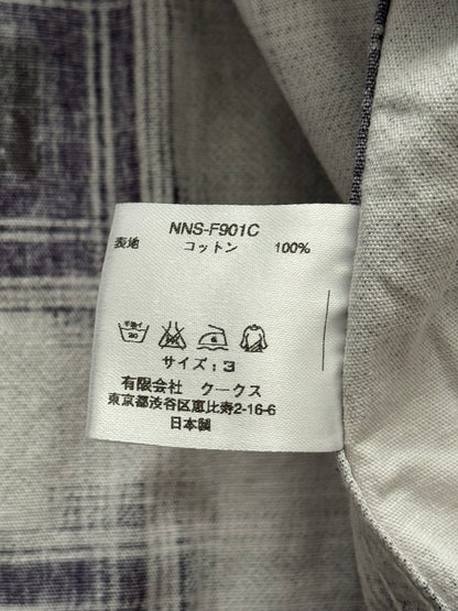 AW09 Number (N)ine Purple Western Snap Flannel Shirt