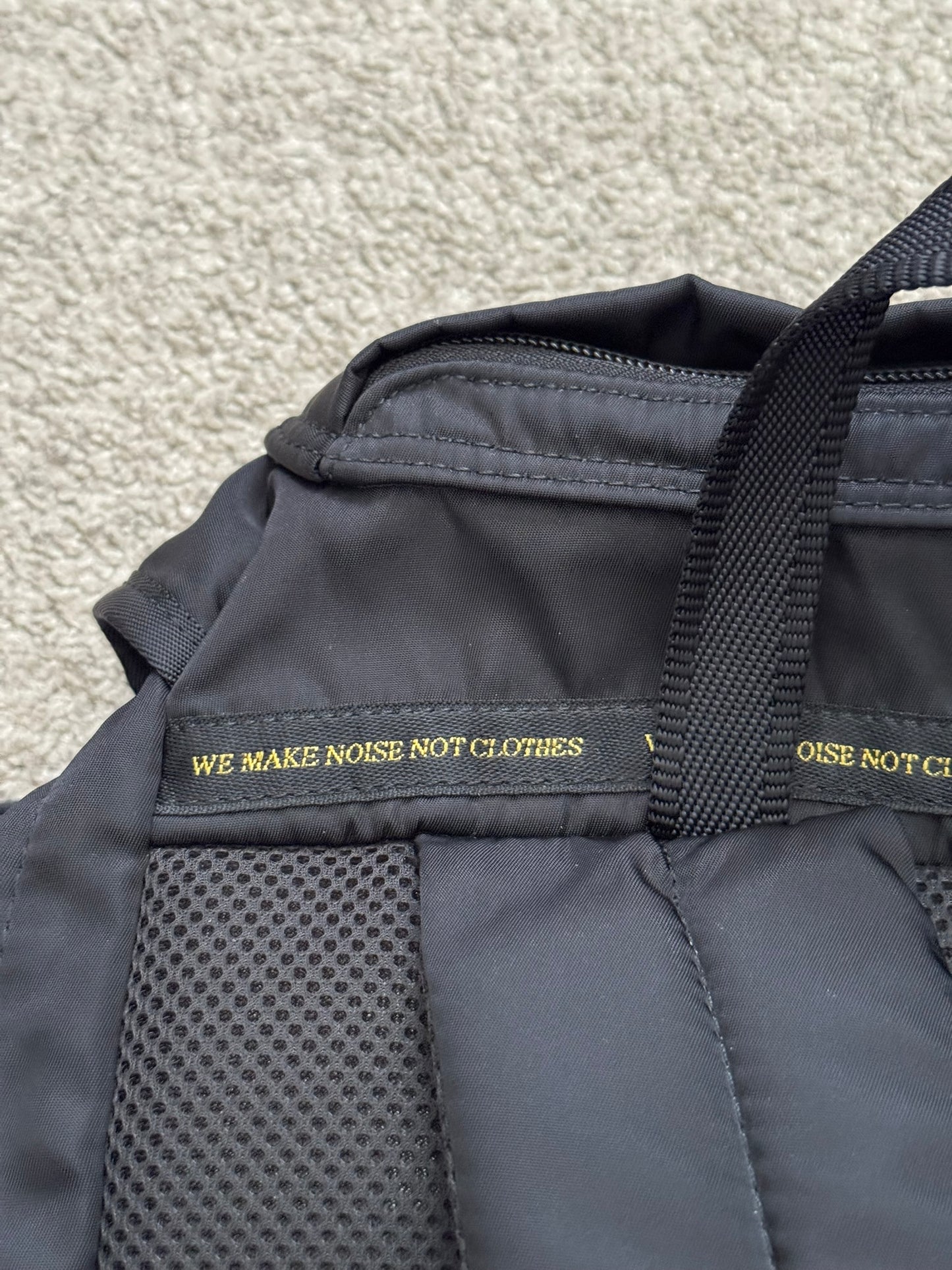 AW11 Undercover Prada GRT Black Nylon Utility Cargo Backpack