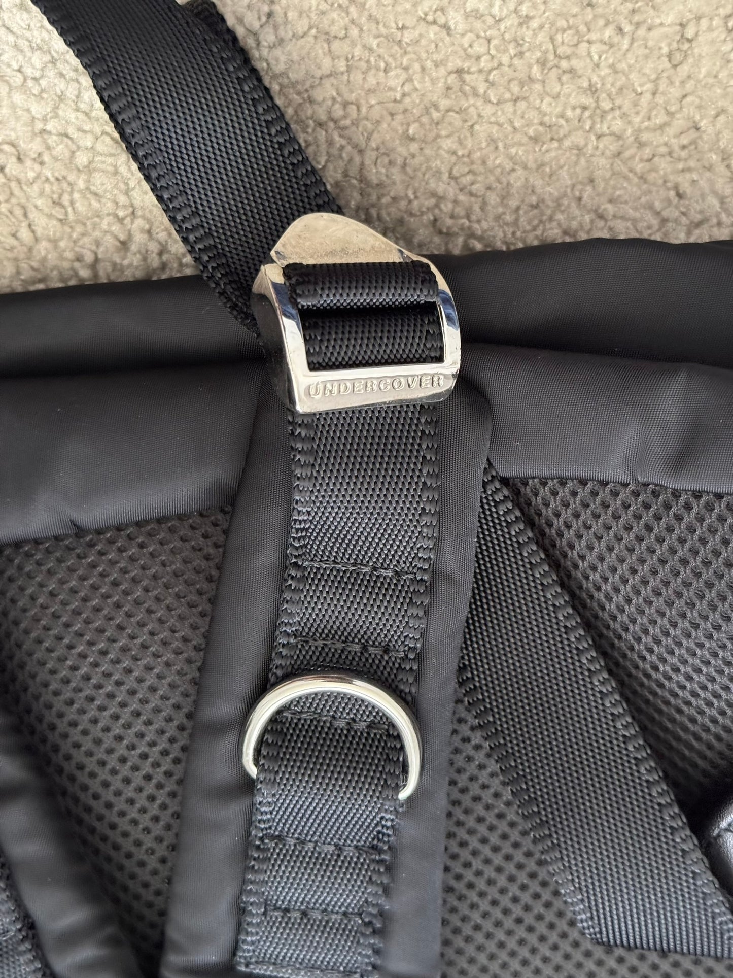 AW11 Undercover Prada GRT Black Nylon Utility Cargo Backpack