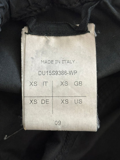 SS15 Rick Owens DRKSHDW Black Waxed Creatch Cargo Pods Shorts