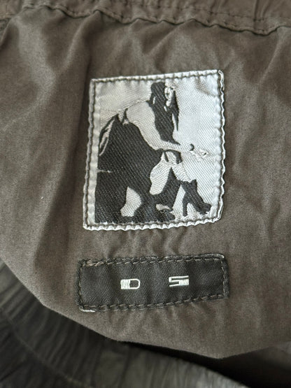 SS15 Rick Owens DRKSHDW Dark Dust Waxed Creatch Cargo Pods Shorts