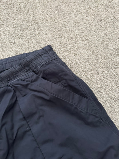 SS14 Rick Owens DRKSHDW Black Nylon Memphis Cargo Pods Shorts