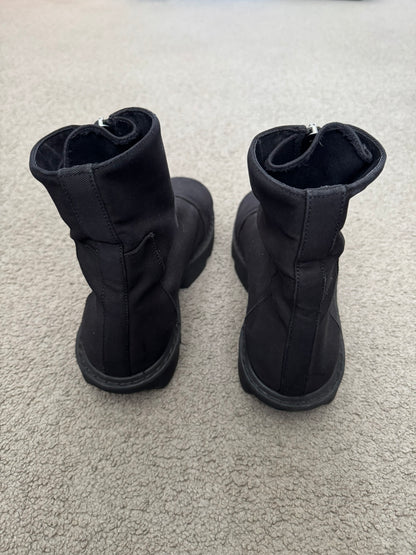 SS20 Rick Owens DRKSHDW Army Bozo Megatooth Zip Combat Boots