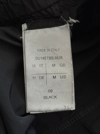 SS14 Rick Owens DRKSHDW Black Nylon Memphis Cargo Pods Shorts