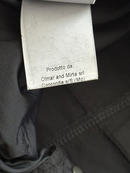 SS14 Rick Owens DRKSHDW Black Nylon Memphis Cargo Pods Shorts