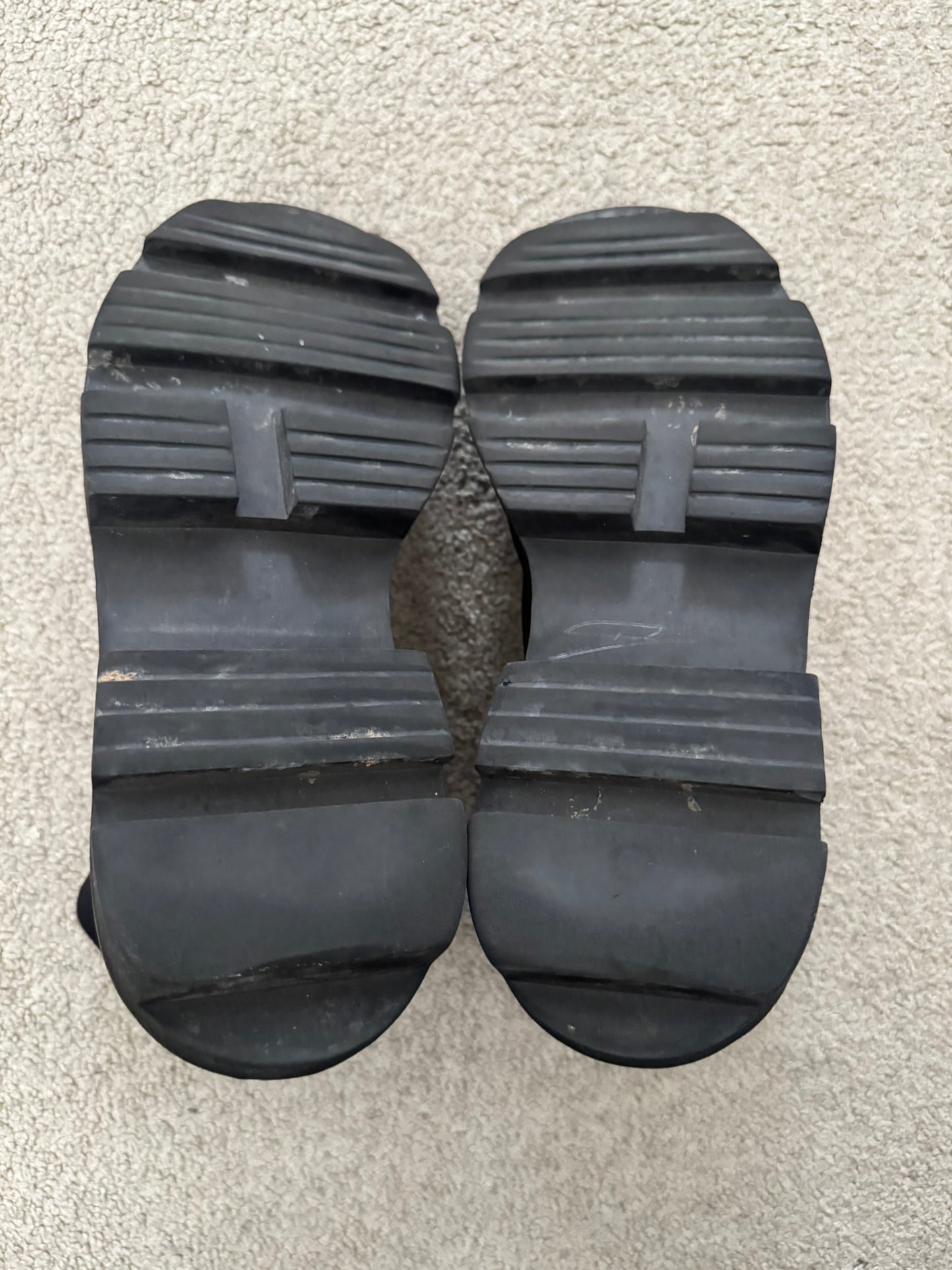 SS20 Rick Owens DRKSHDW Army Bozo Megatooth Zip Combat Boots