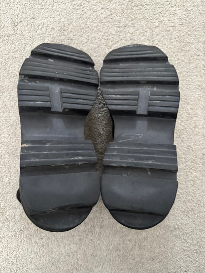 SS20 Rick Owens DRKSHDW Army Bozo Megatooth Zip Combat Boots