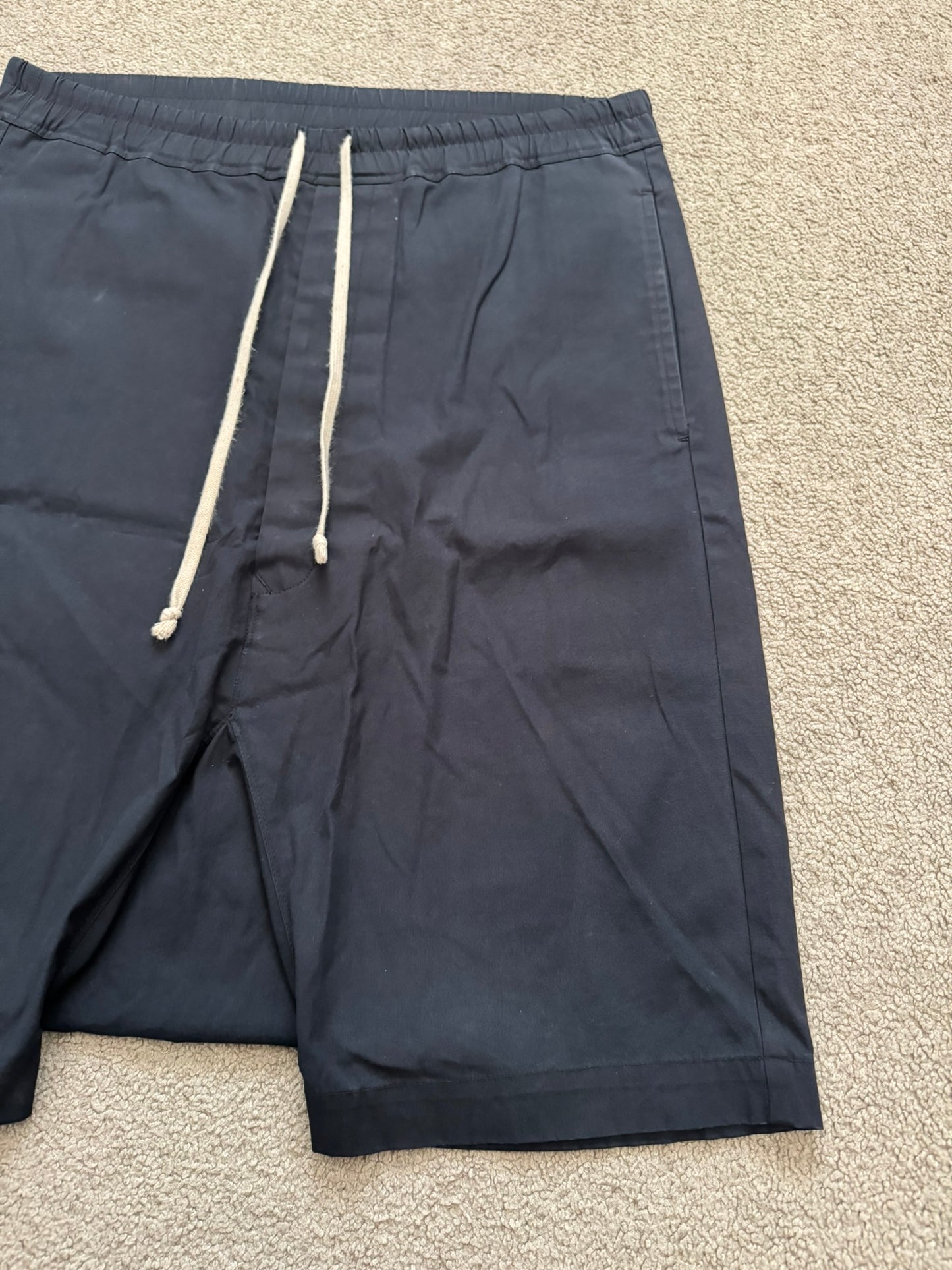 SS15 Rick Owens Mainline "Faun" Black Pods Shorts