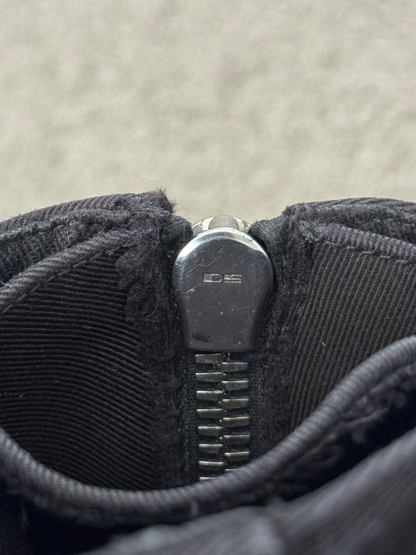 SS20 Rick Owens DRKSHDW Army Bozo Megatooth Zip Combat Boots