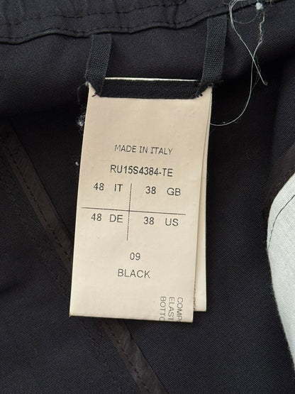SS15 Rick Owens Mainline "Faun" Black Pods Shorts