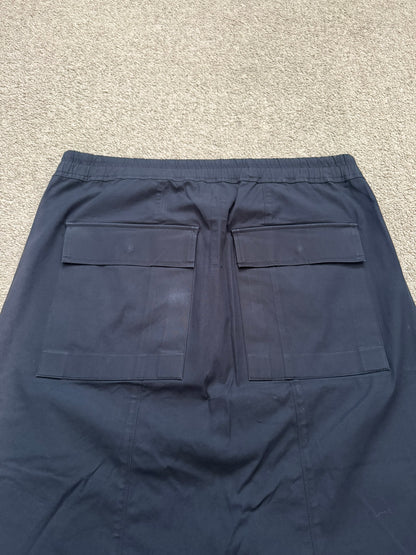 SS15 Rick Owens Mainline "Faun" Black Pods Shorts