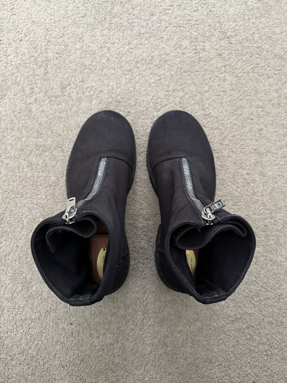 SS20 Rick Owens DRKSHDW Army Bozo Megatooth Zip Combat Boots
