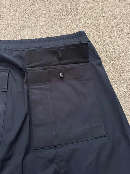 SS15 Rick Owens Mainline "Faun" Black Pods Shorts