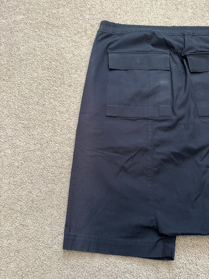 SS15 Rick Owens Mainline "Faun" Black Pods Shorts