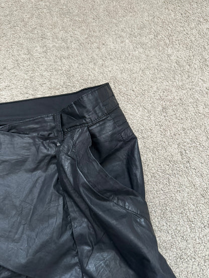 FW13 Rick Owens DRKSHDW "Plinth" Runway Waxed Memphis Biker Jeans