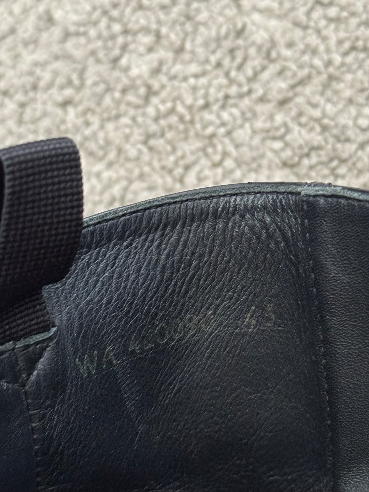 SS16 Saint Laurent by Hedi Slimane Wyatt 40mm Black Leather Harness Boots