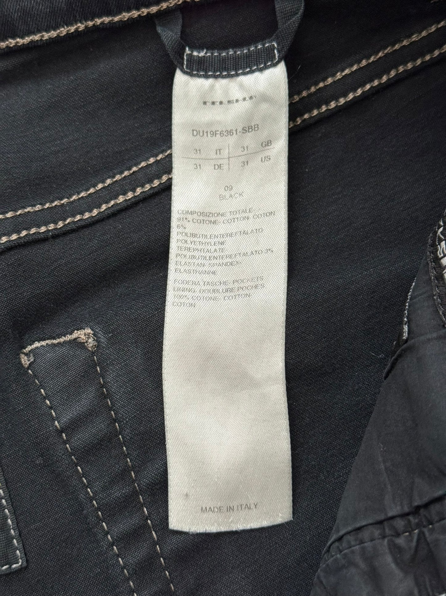 FW19 Rick Owens DRKSHDW Black Waxed Tyrone Cut Denim Jeans