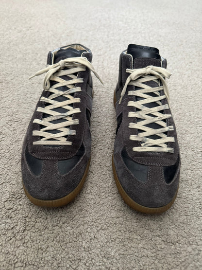 Maison Margiela Replica Black/Gum GAT Mid Top Sneakers