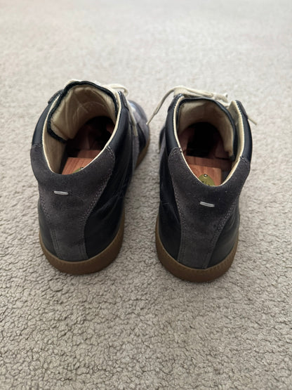 Maison Margiela Replica Black/Gum GAT Mid Top Sneakers