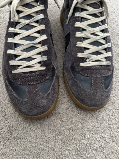 Maison Margiela Replica Black/Gum GAT Mid Top Sneakers