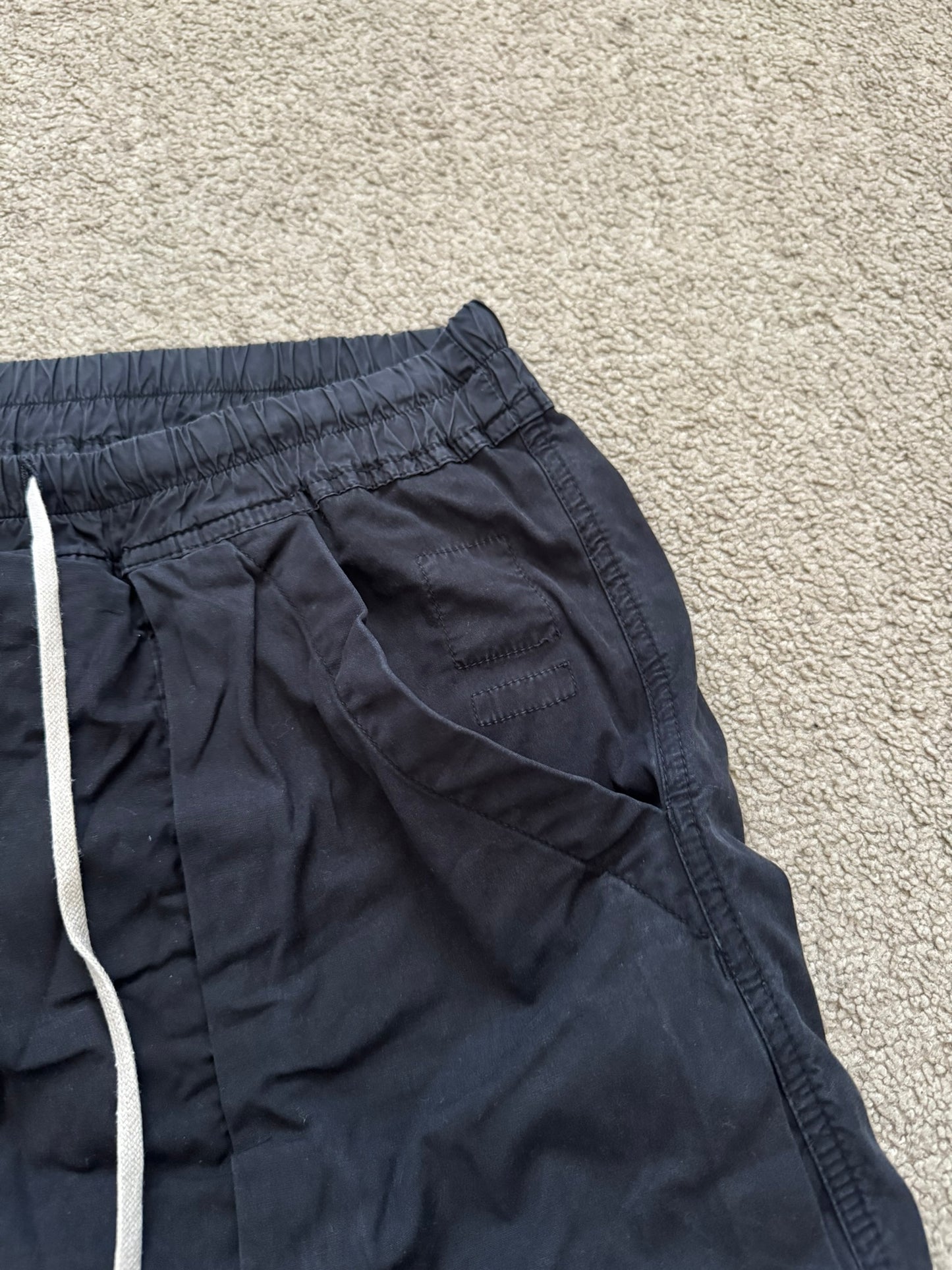 FW15 Rick Owens DRKSHDW Black Memphis Cargo Pods Shorts