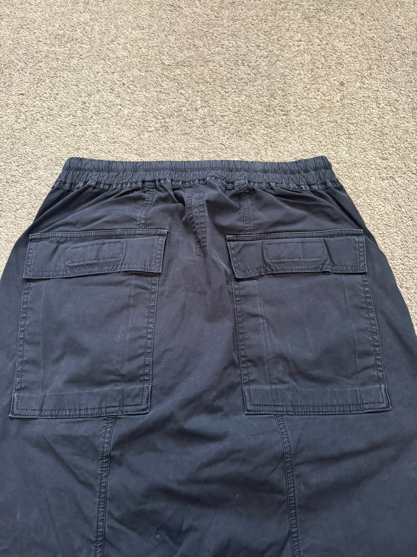FW15 Rick Owens DRKSHDW Black Memphis Cargo Pods Shorts