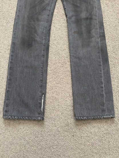 SS05 Dior Homme by Hedi Slimane "Untitled/Beck" MIJ Gray Glitter Denim Jeans