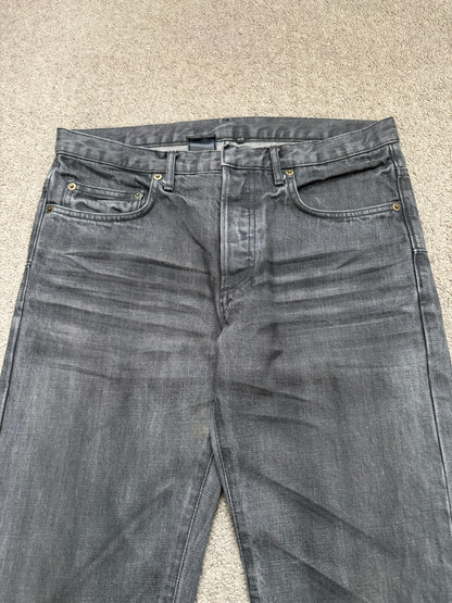 SS05 Dior Homme by Hedi Slimane "Untitled/Beck" MIJ Gray Glitter Denim Jeans