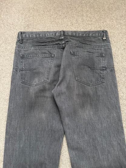 SS05 Dior Homme by Hedi Slimane "Untitled/Beck" MIJ Gray Glitter Denim Jeans
