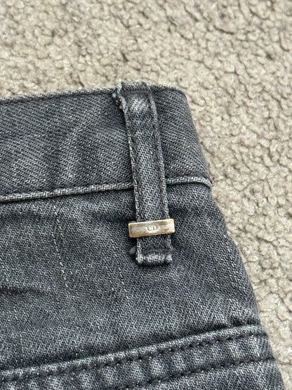 SS05 Dior Homme by Hedi Slimane "Untitled/Beck" MIJ Gray Glitter Denim Jeans