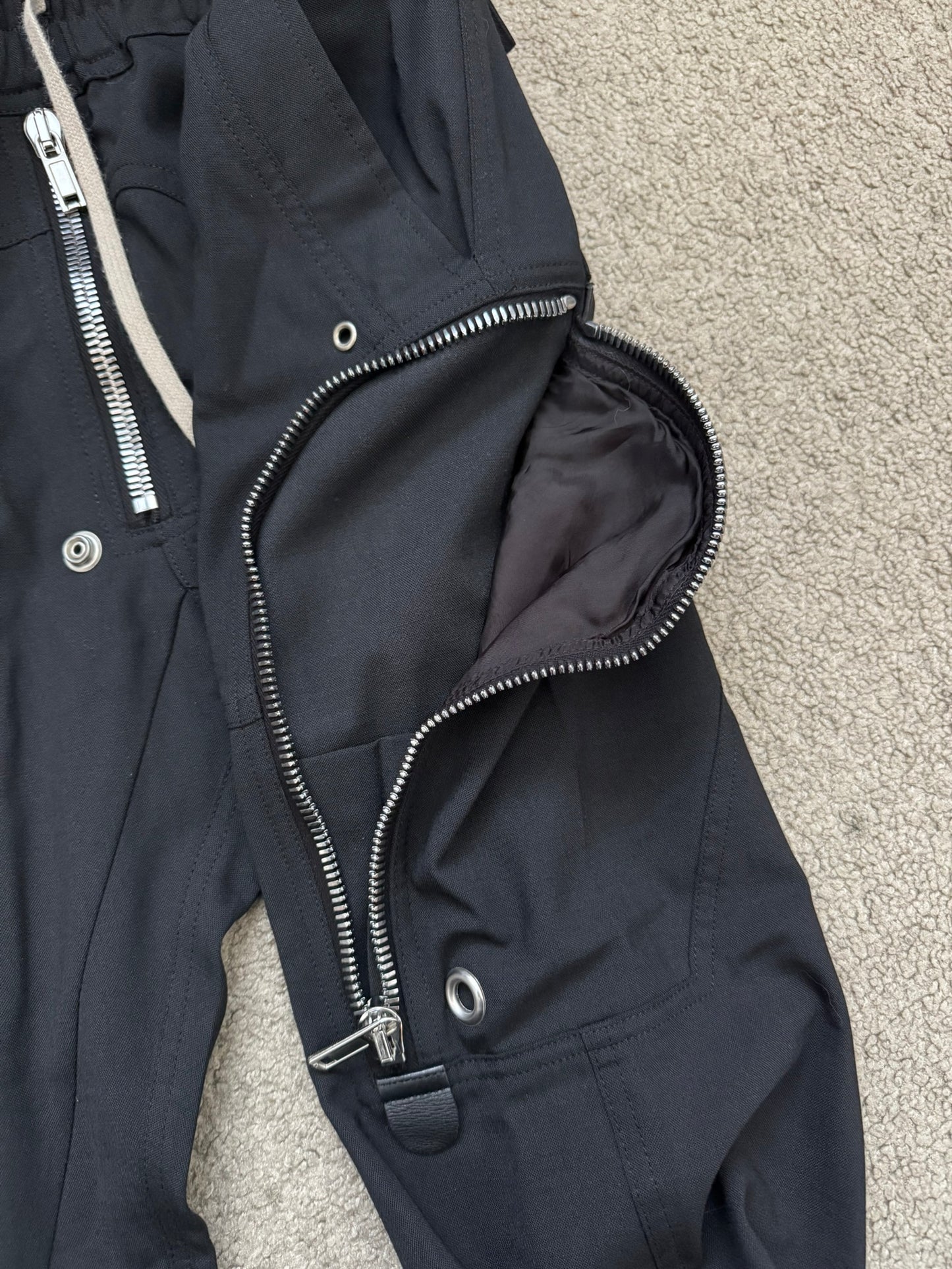 SS20 Rick Owens Mainline "Tecuatl" Bauhaus Cargo Pants