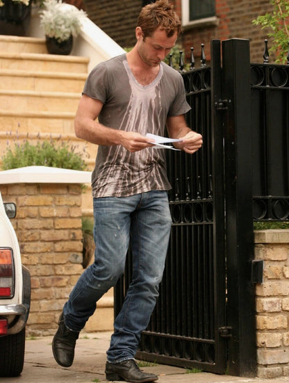 AW06 Dior Homme by Hedi Slimane Dust Wash Distressed Denim Jeans