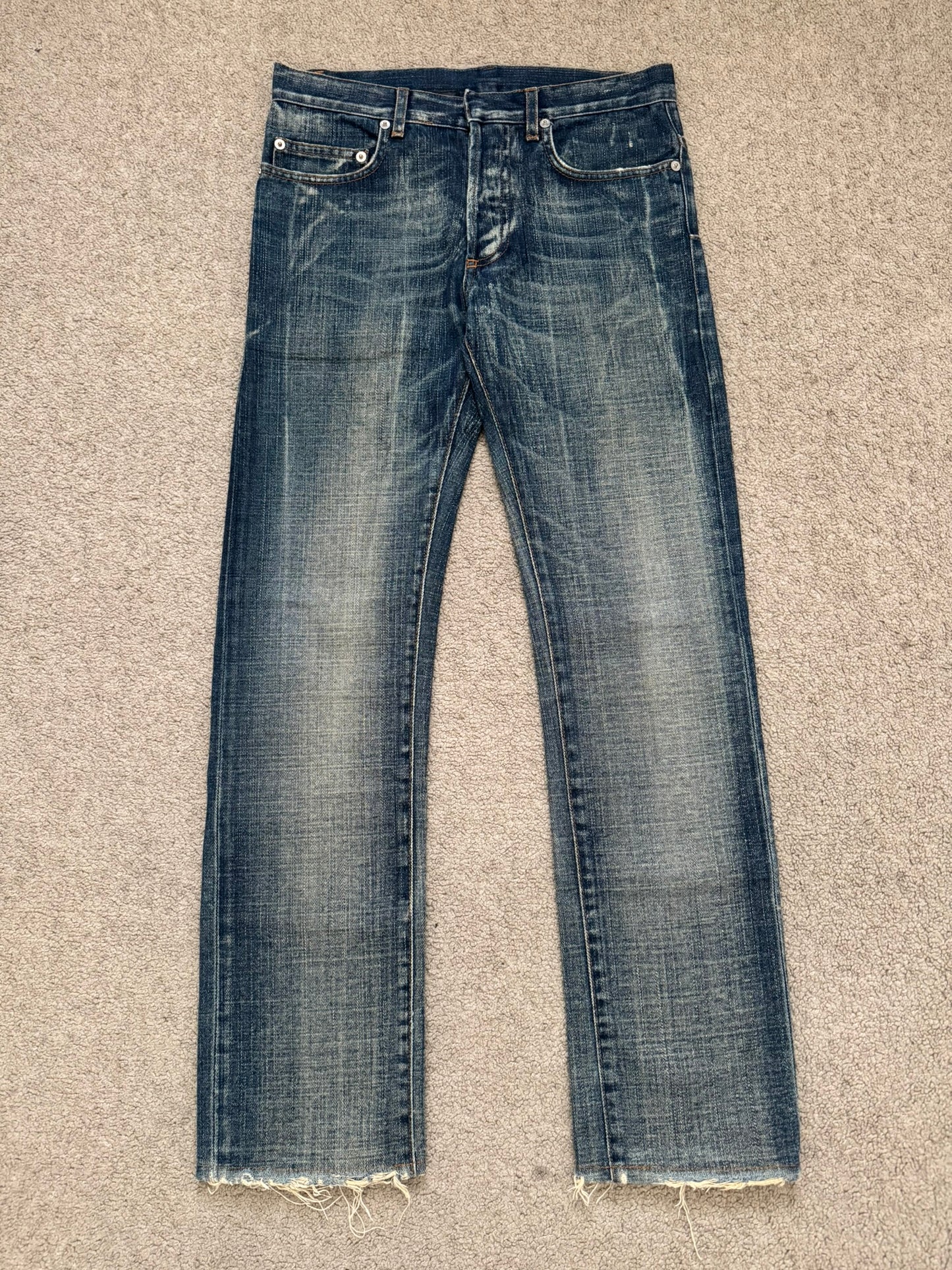 SS07 Dior Homme by Hedi Slimane "Find Again" Denim Jeans
