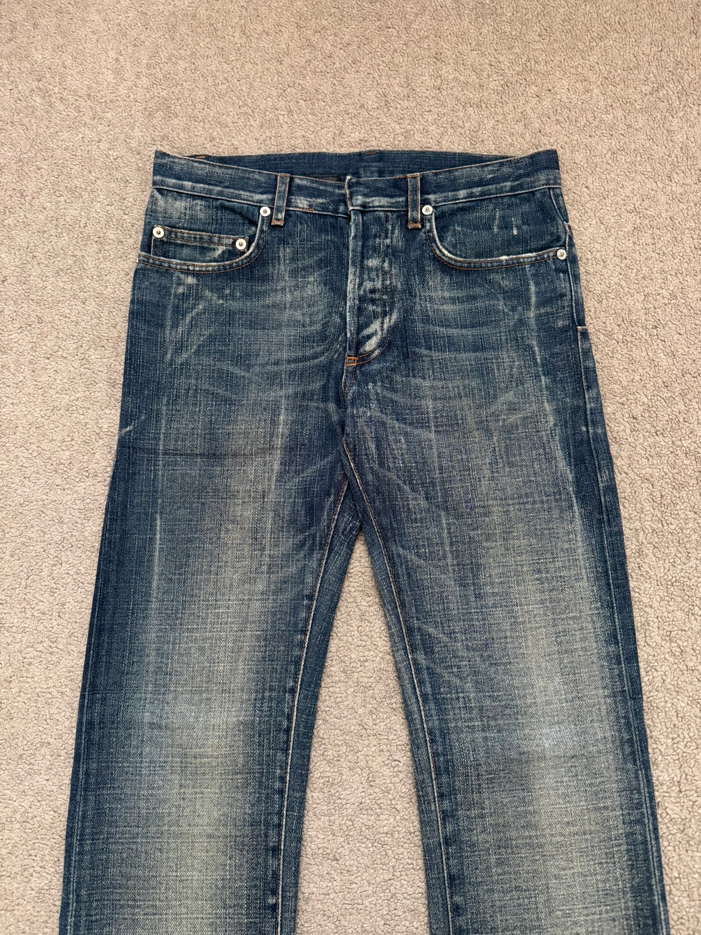 SS07 Dior Homme by Hedi Slimane "Find Again" Denim Jeans