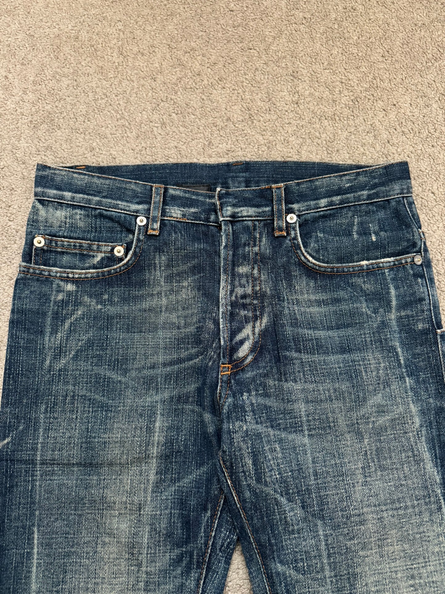 SS07 Dior Homme by Hedi Slimane "Find Again" Denim Jeans