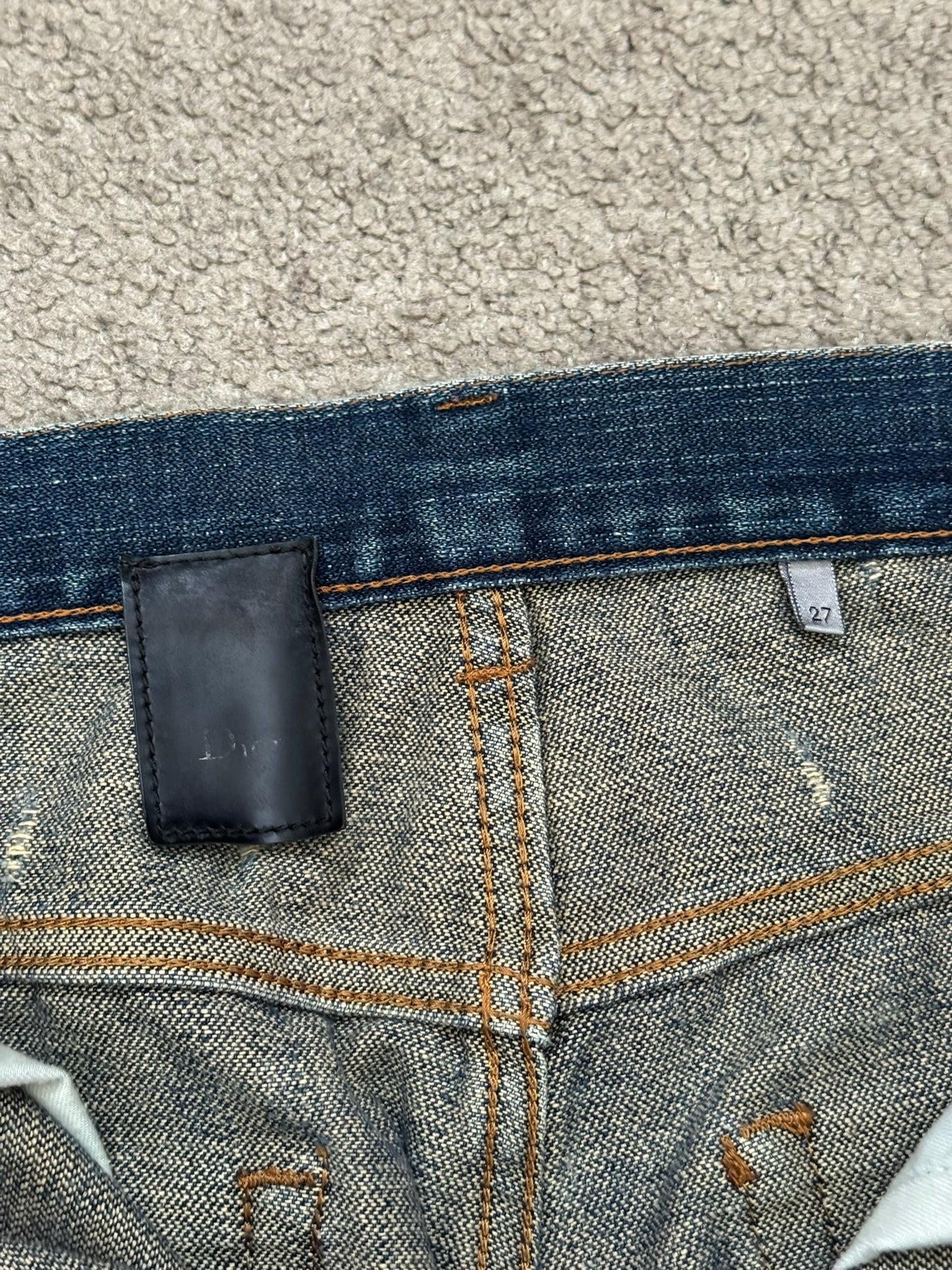 SS07 Dior Homme by Hedi Slimane "Find Again" Denim Jeans