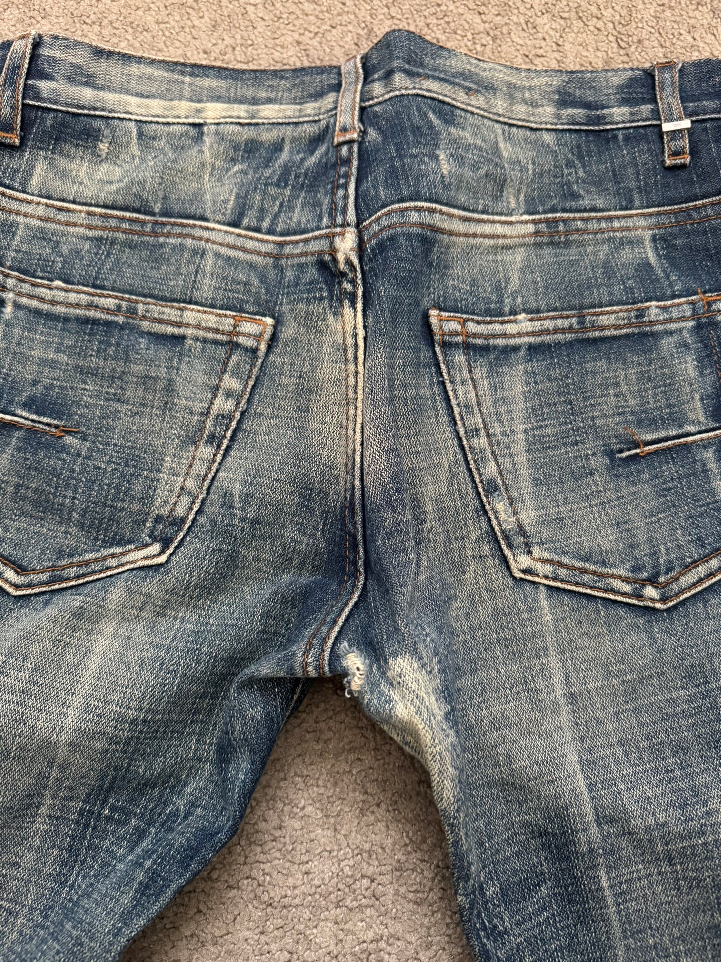 SS07 Dior Homme by Hedi Slimane "Find Again" Denim Jeans