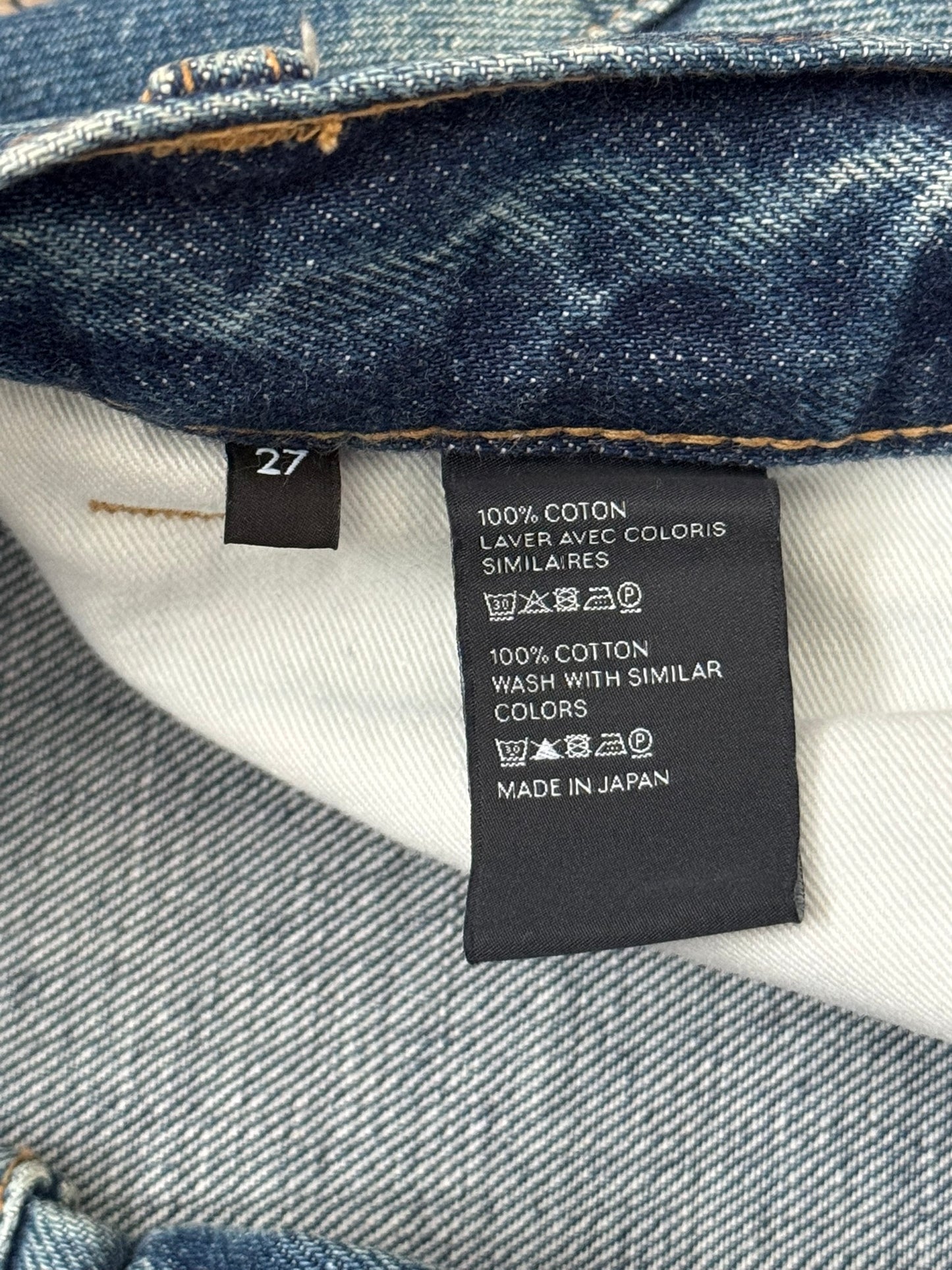FW21 Celine by Hedi Slimane "Kurt" Distressed Denim Jeans