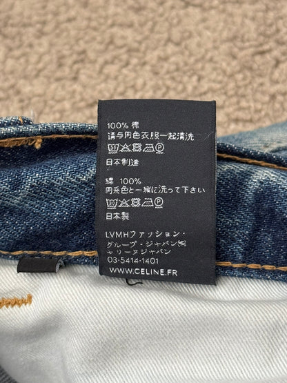 FW21 Celine by Hedi Slimane "Kurt" Distressed Denim Jeans