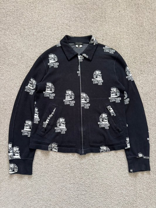 AW08 Comme Des Garcons Homme Plus x Jamie Reid Logo Bus Jacket
