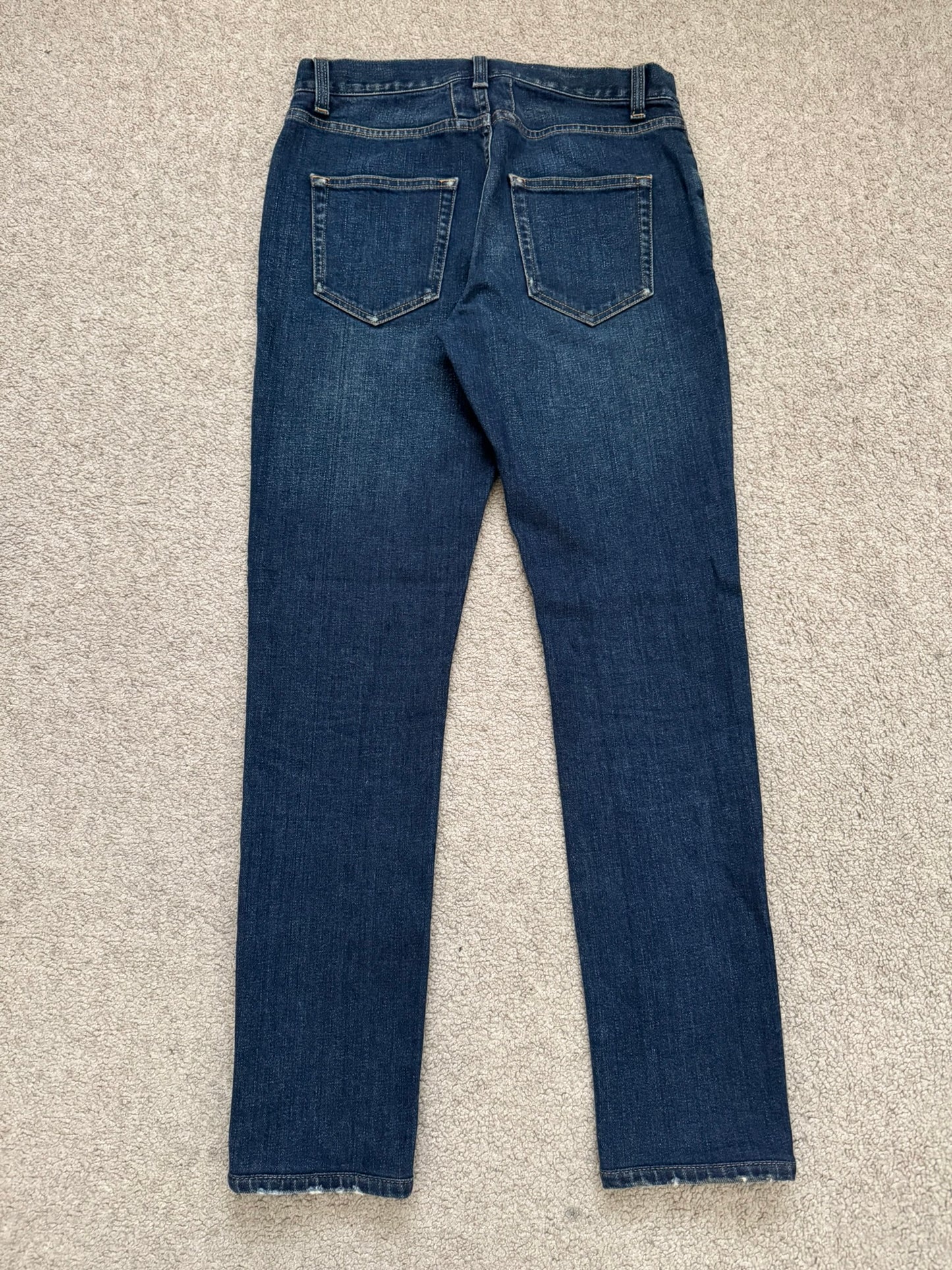 FW16 Saint Laurent by Hedi Slimane Dirty Blue D02 Denim Jeans