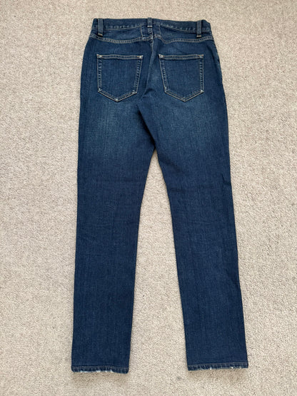 FW16 Saint Laurent by Hedi Slimane Dirty Blue D02 Denim Jeans