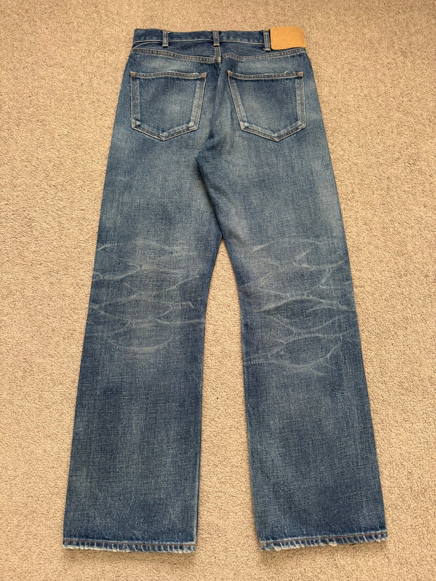 FW21 Celine by Hedi Slimane "Kurt" Distressed Denim Jeans