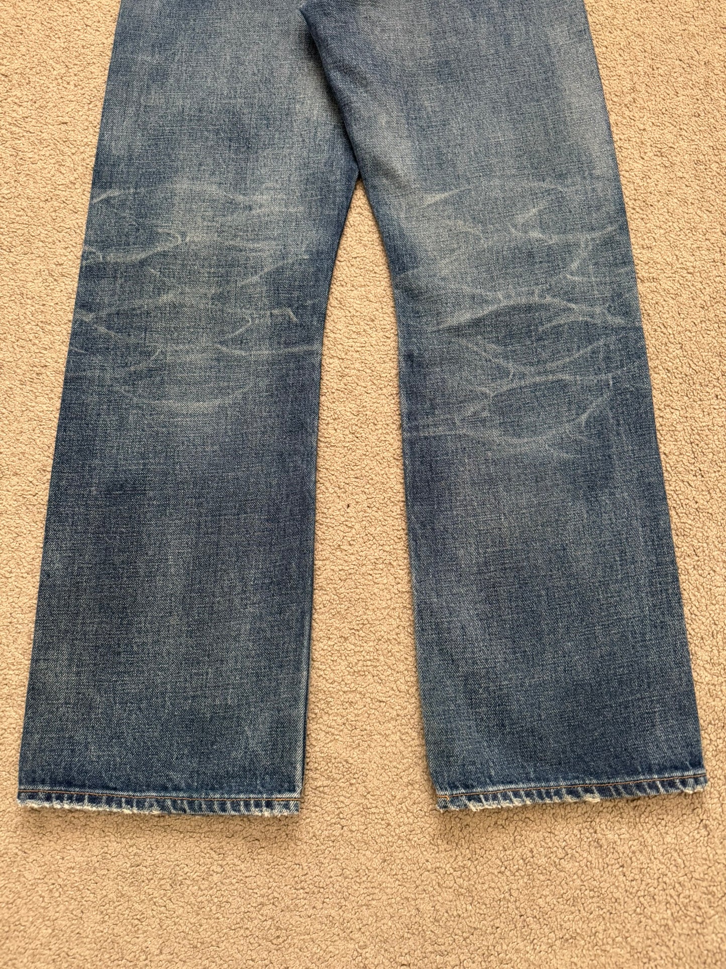 FW21 Celine by Hedi Slimane "Kurt" Distressed Denim Jeans