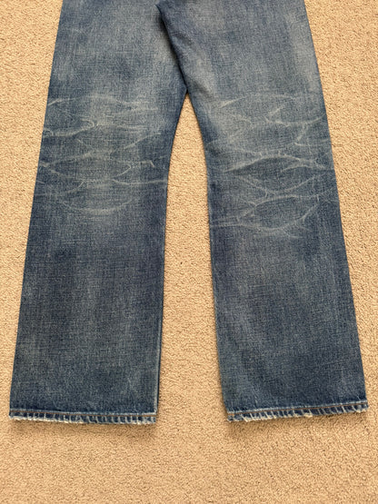 FW21 Celine by Hedi Slimane "Kurt" Distressed Denim Jeans