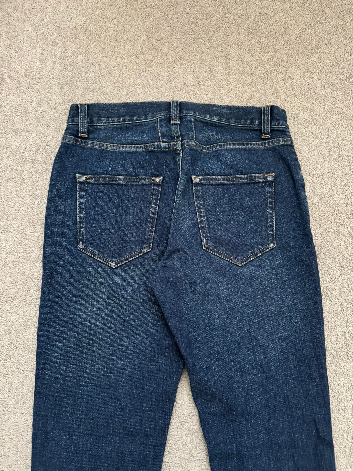 FW16 Saint Laurent by Hedi Slimane Dirty Blue D02 Denim Jeans