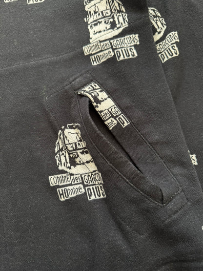 AW08 Comme Des Garcons Homme Plus x Jamie Reid Logo Bus Jacket