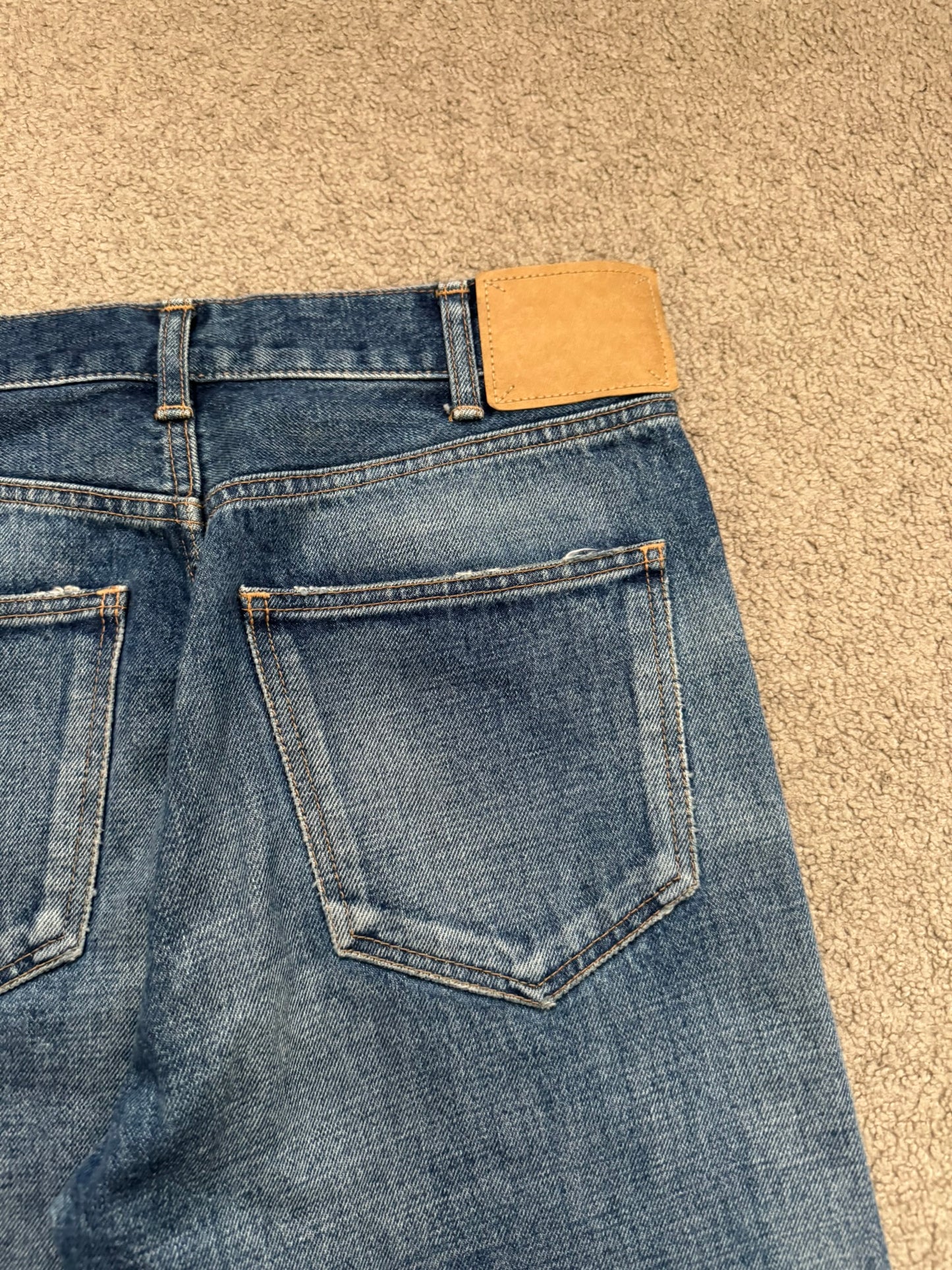 FW21 Celine by Hedi Slimane "Kurt" Distressed Denim Jeans