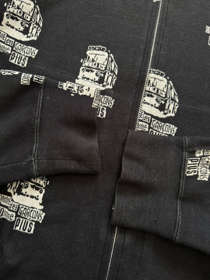 AW08 Comme Des Garcons Homme Plus x Jamie Reid Logo Bus Jacket