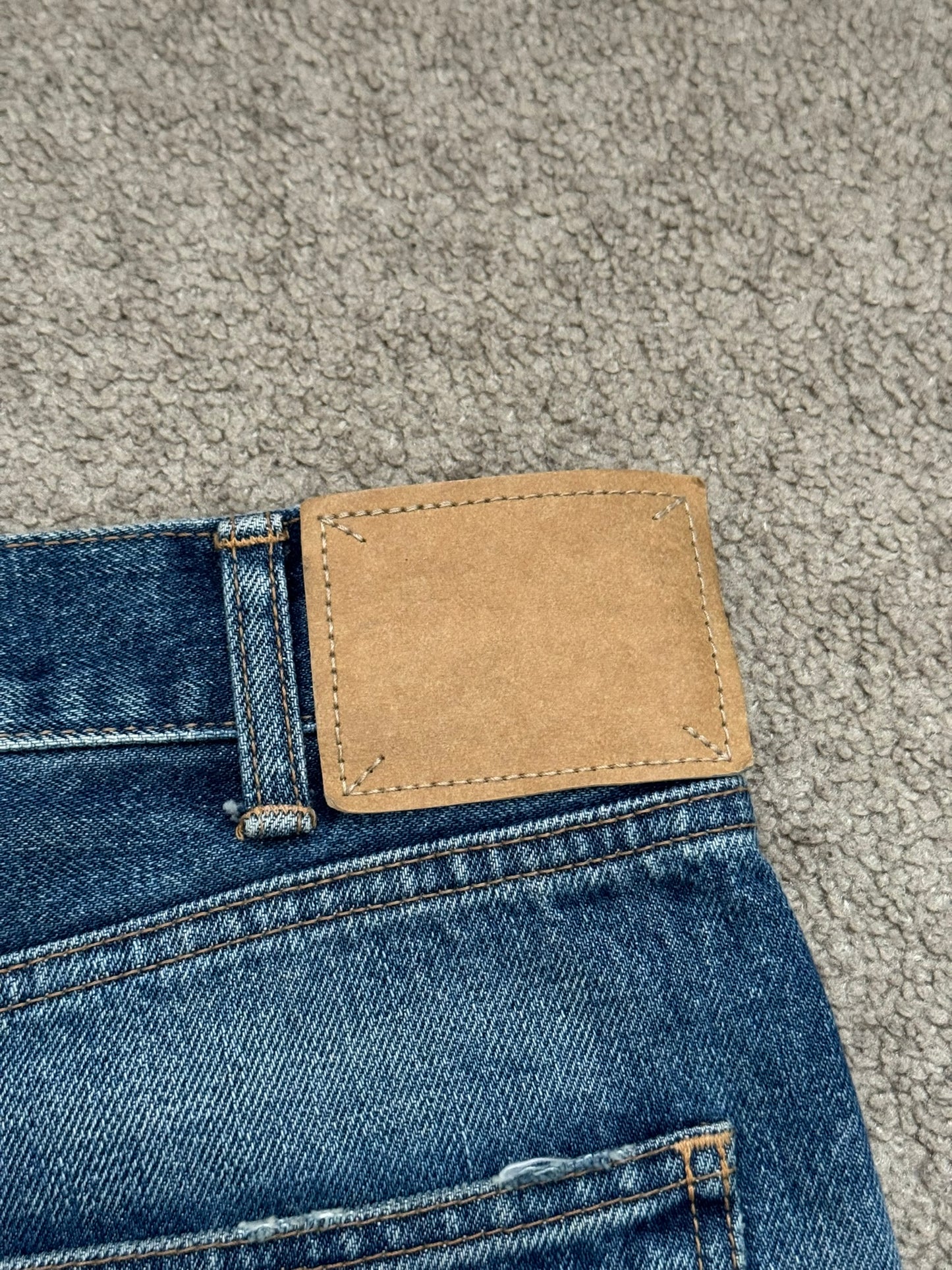 FW21 Celine by Hedi Slimane "Kurt" Distressed Denim Jeans